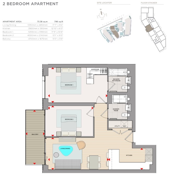 2 Bedrooms Flat for sale in Duke Of Wellington Avenue, Woolwich SE18