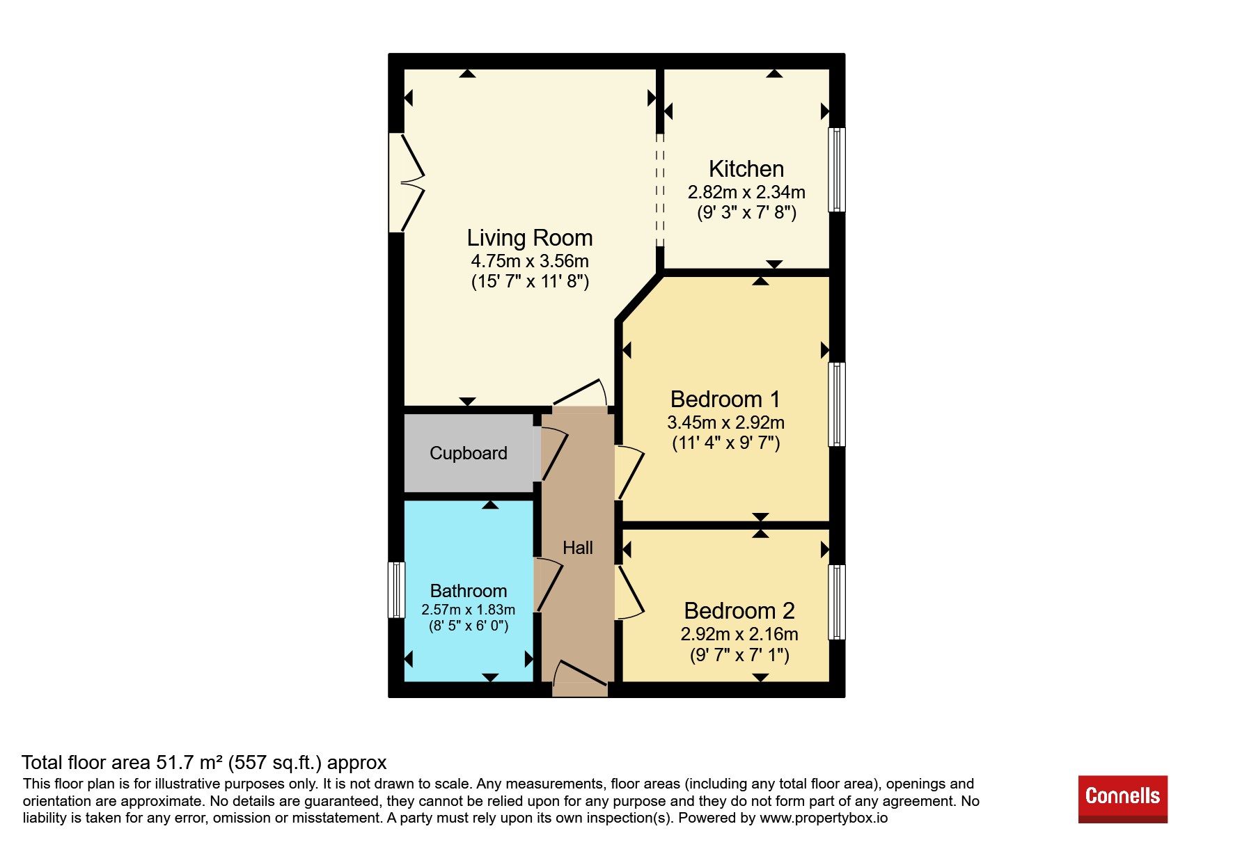 5, Livingstone House, Thursby Walk, Exeter floorplan