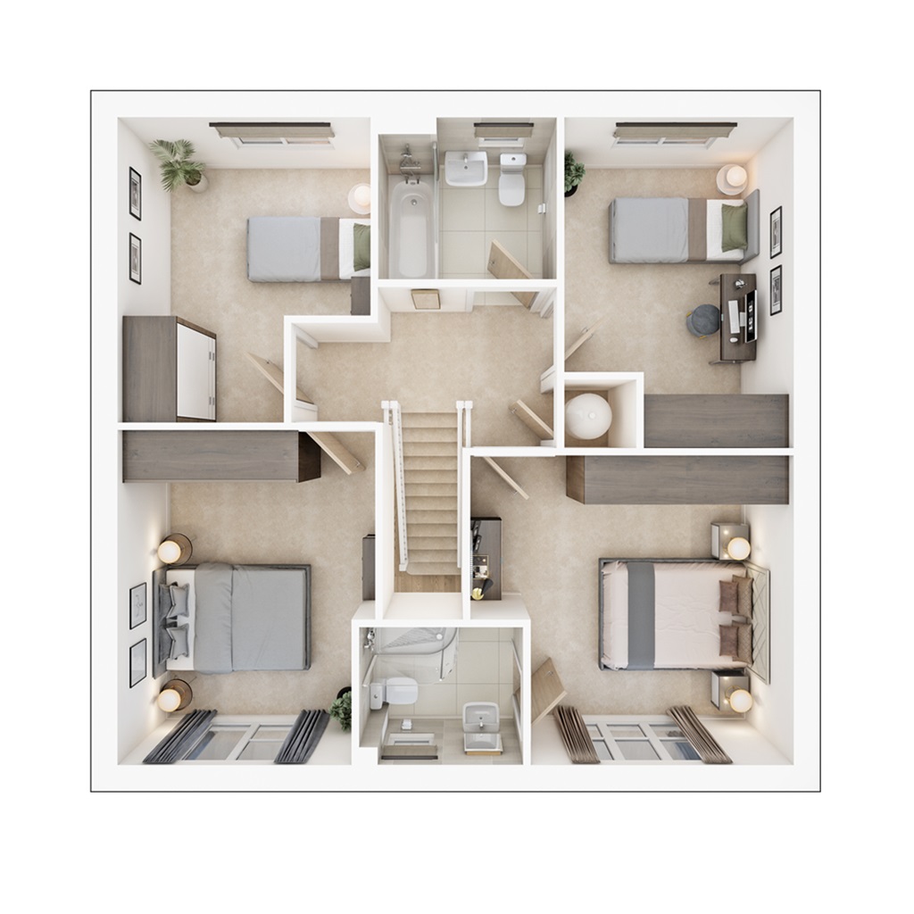 The Sunford - Plot 228, Berwick Green, A4018, Cribbs Causeway, Bristol floorplan