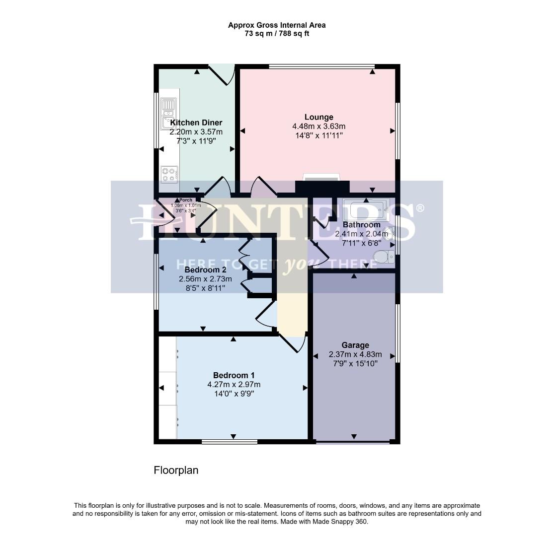 9, Brailsford Road, Wigston floorplan
