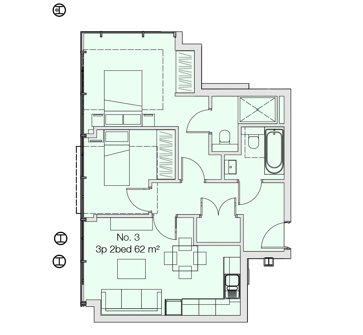 2, Sheila House Waterfront, Fleet floorplan