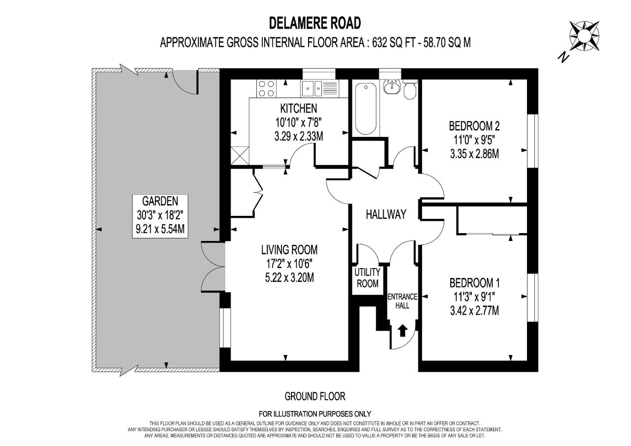 32, Delamere Road, Wimbledon floorplan