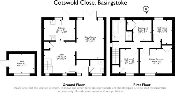 4 Bedrooms Semi-detached house for sale in Cotswold Close, Worting, Basingstoke RG22