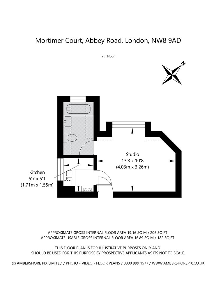 78, Mortimer Court, St John's Wood floorplan