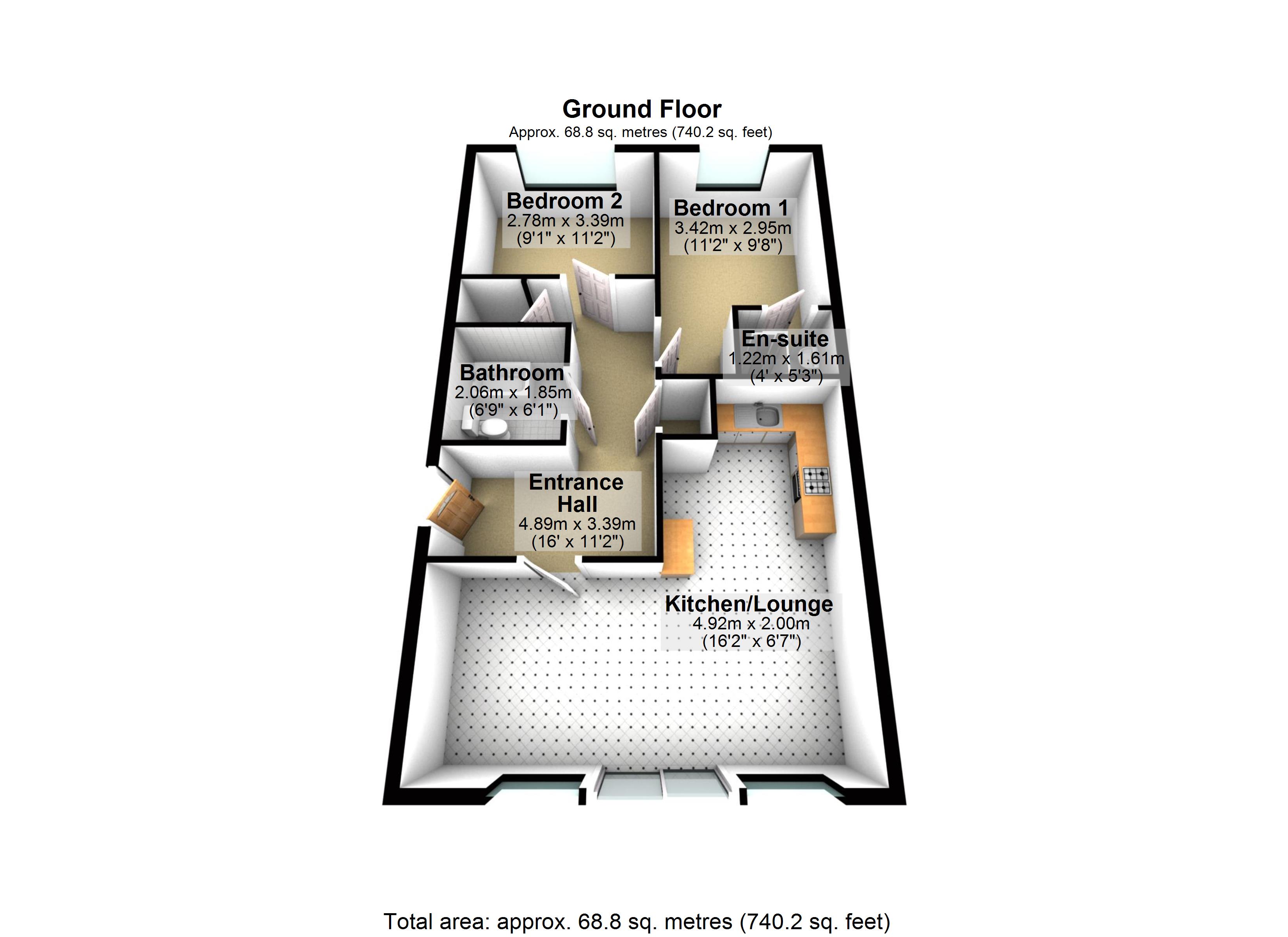 64, Peckerdale Gardens, Derby floorplan
