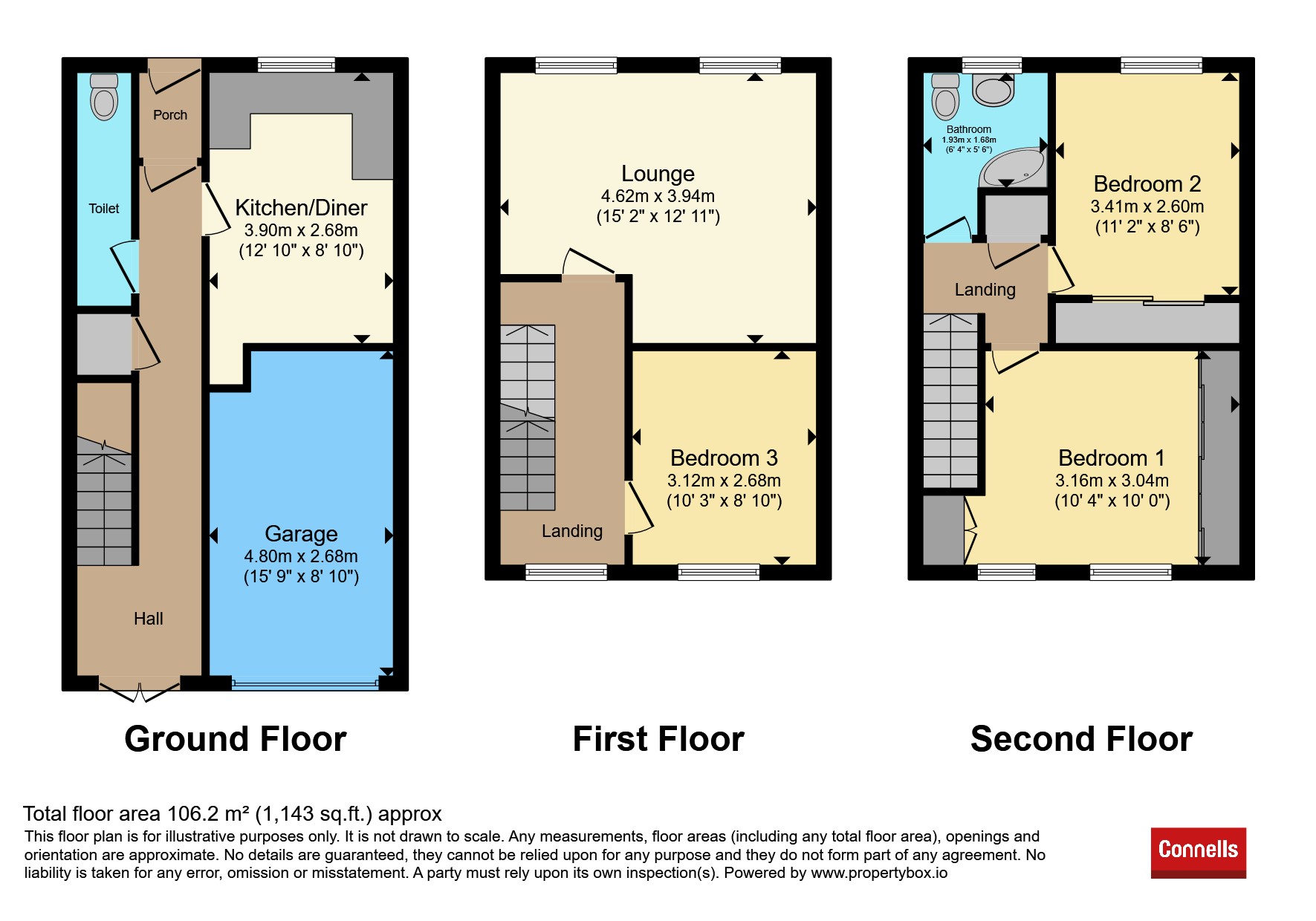 3, Shaw Close, Bristol floorplan