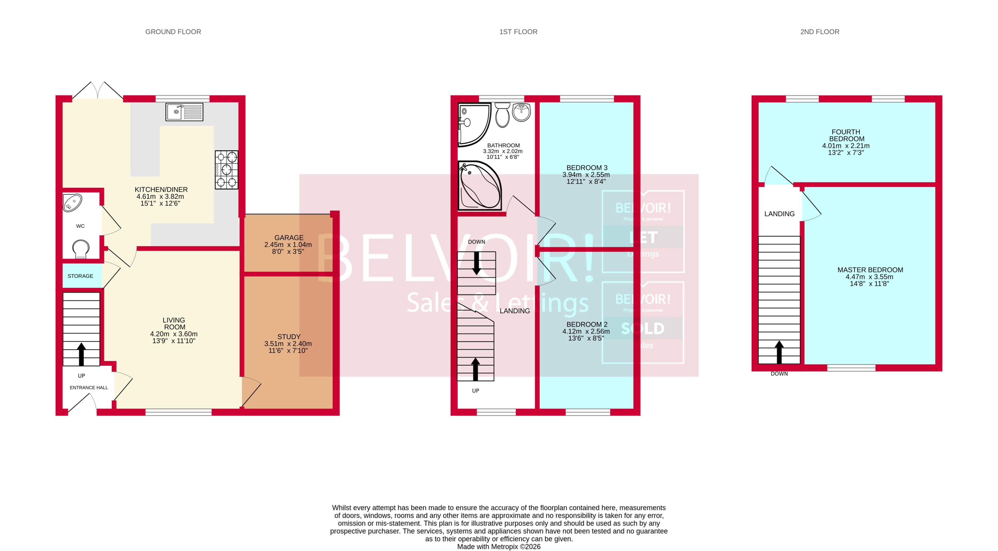 95, Woden Road West, Wednesbury floorplan