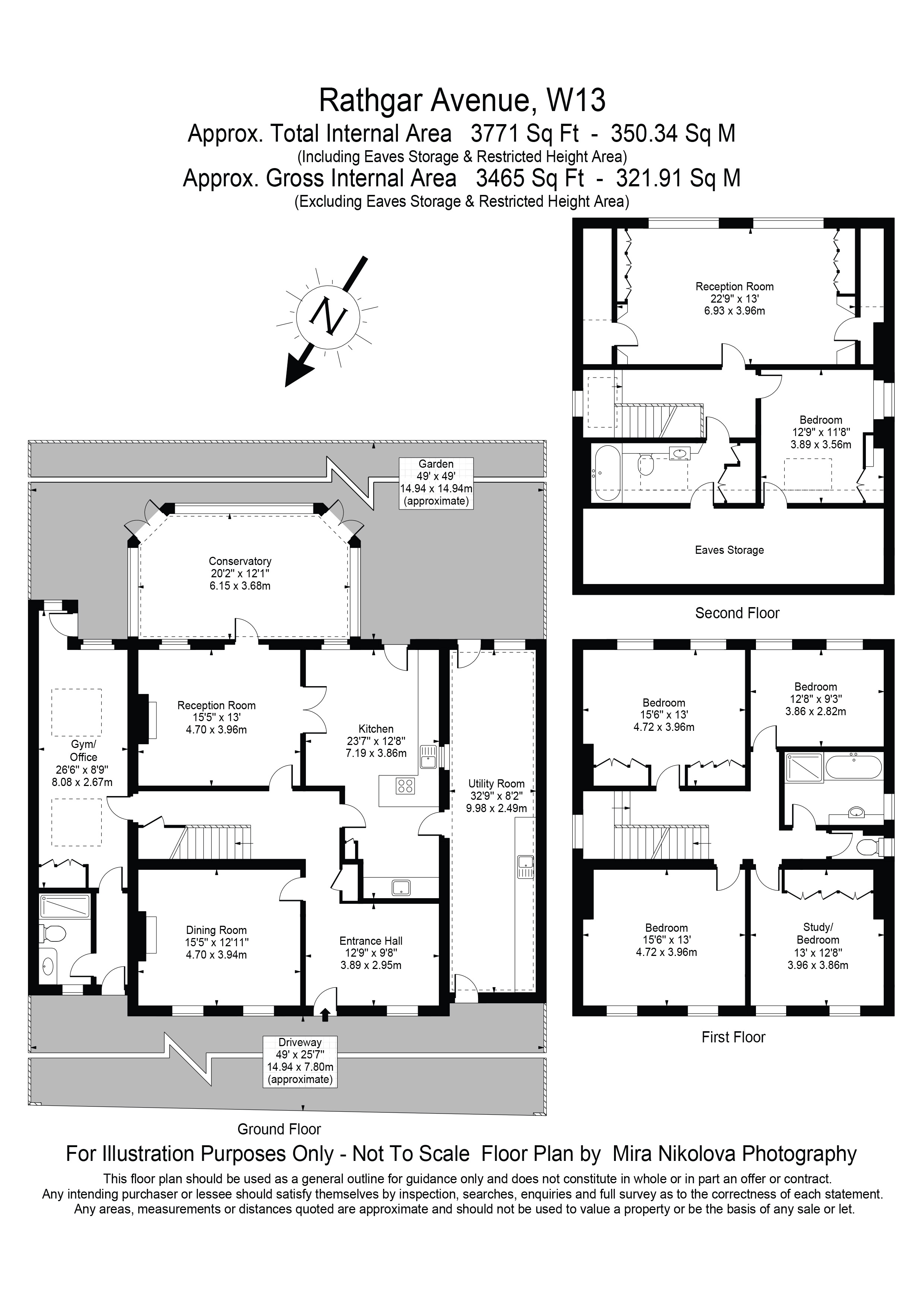 Croft Cottage, 9, Rathgar Avenue, LONDON floorplan