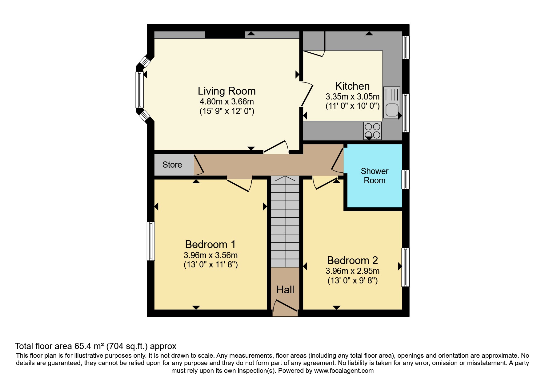 67, Brassey Street, Glasgow floorplan