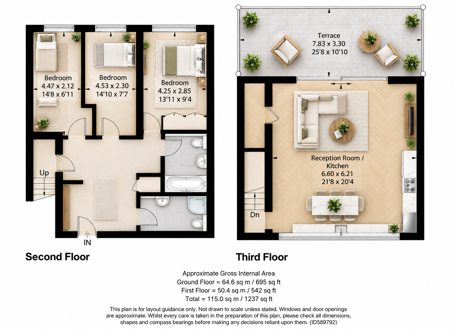 25, London floorplan