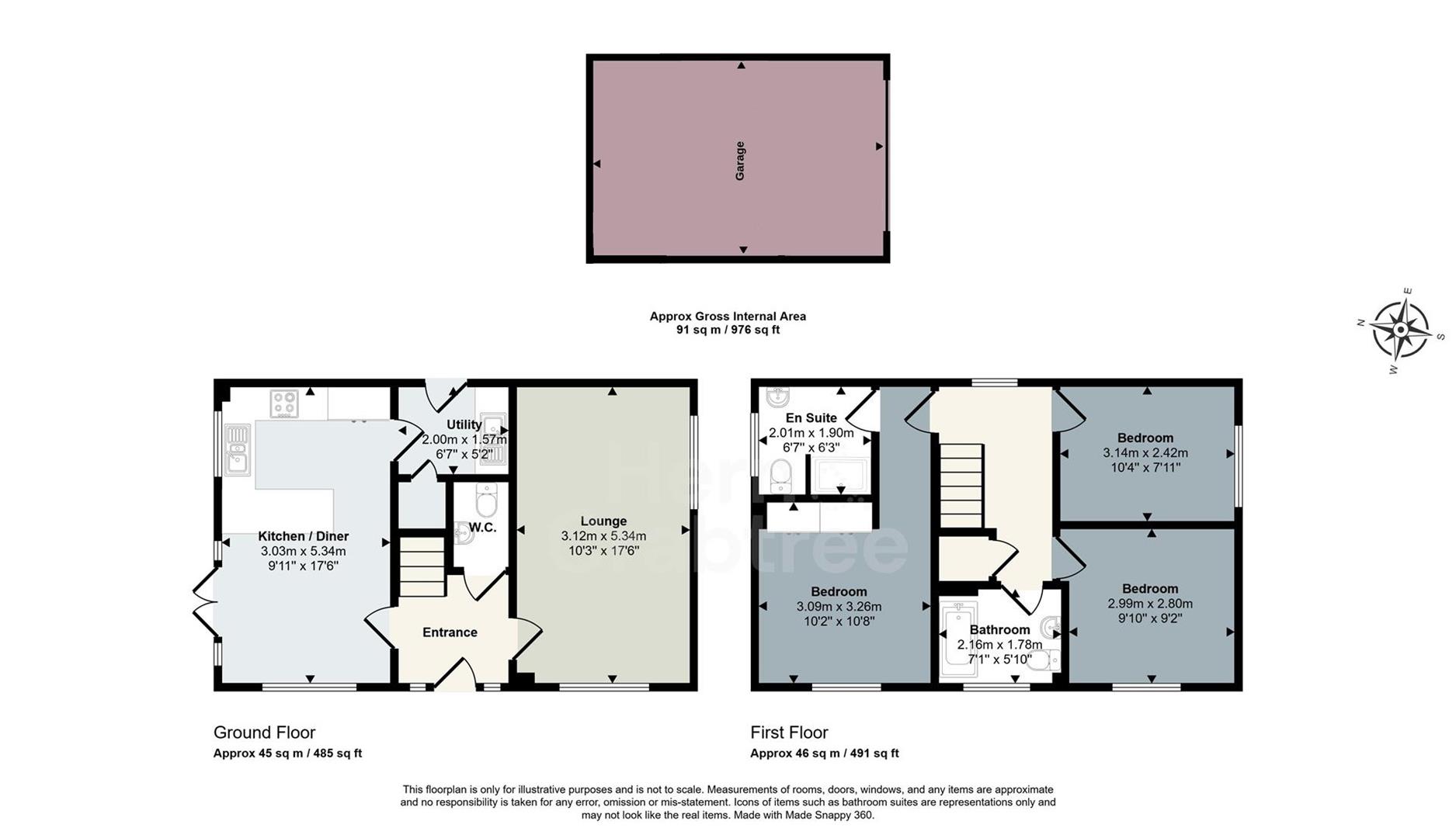 12, Clos Coed Bychan, Cardiff floorplan