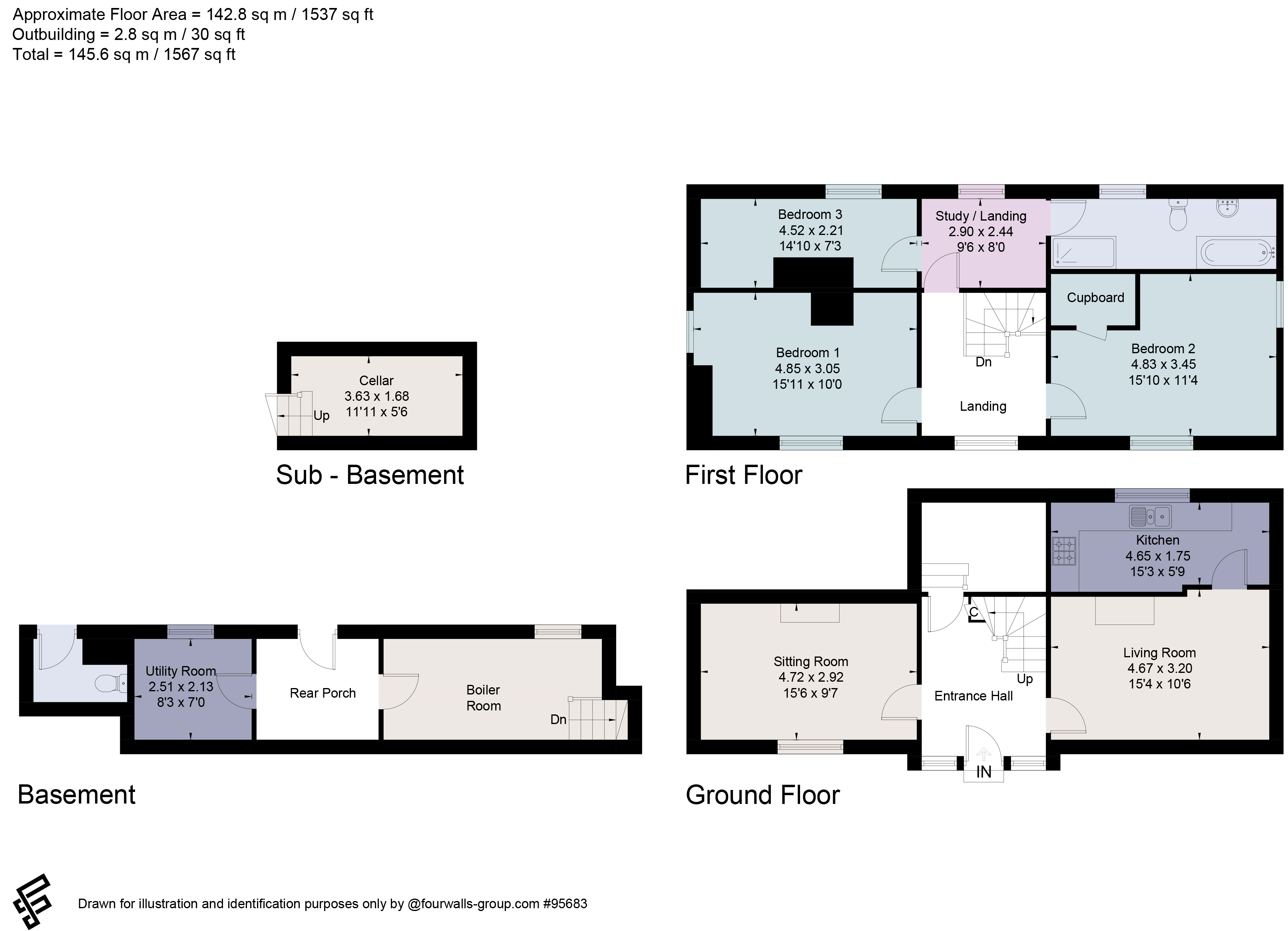 White Lodge,, Garendon Park, Leicestershire floorplan