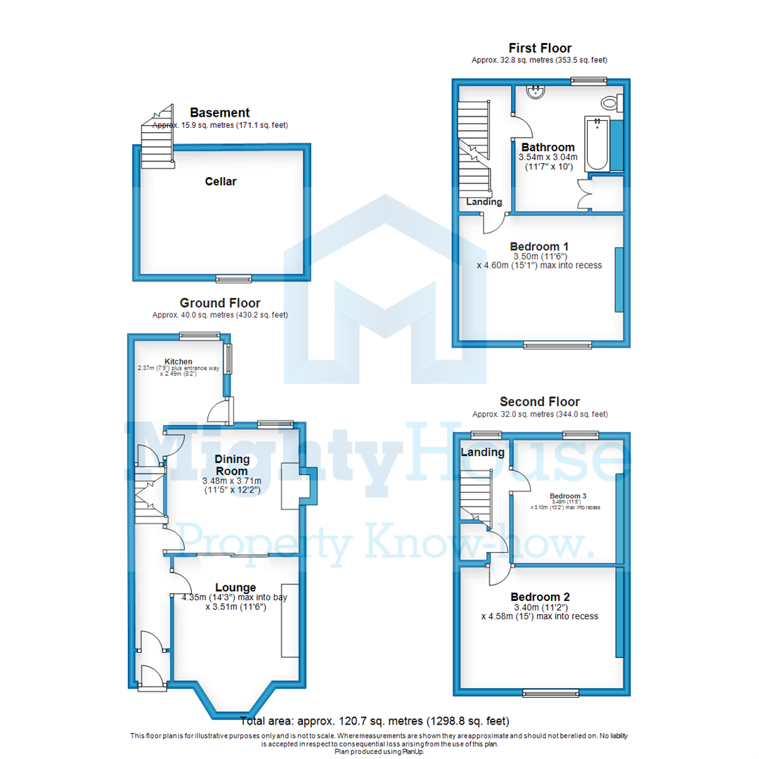 3 Bedrooms  to rent in Lune Street, Lancaster LA1