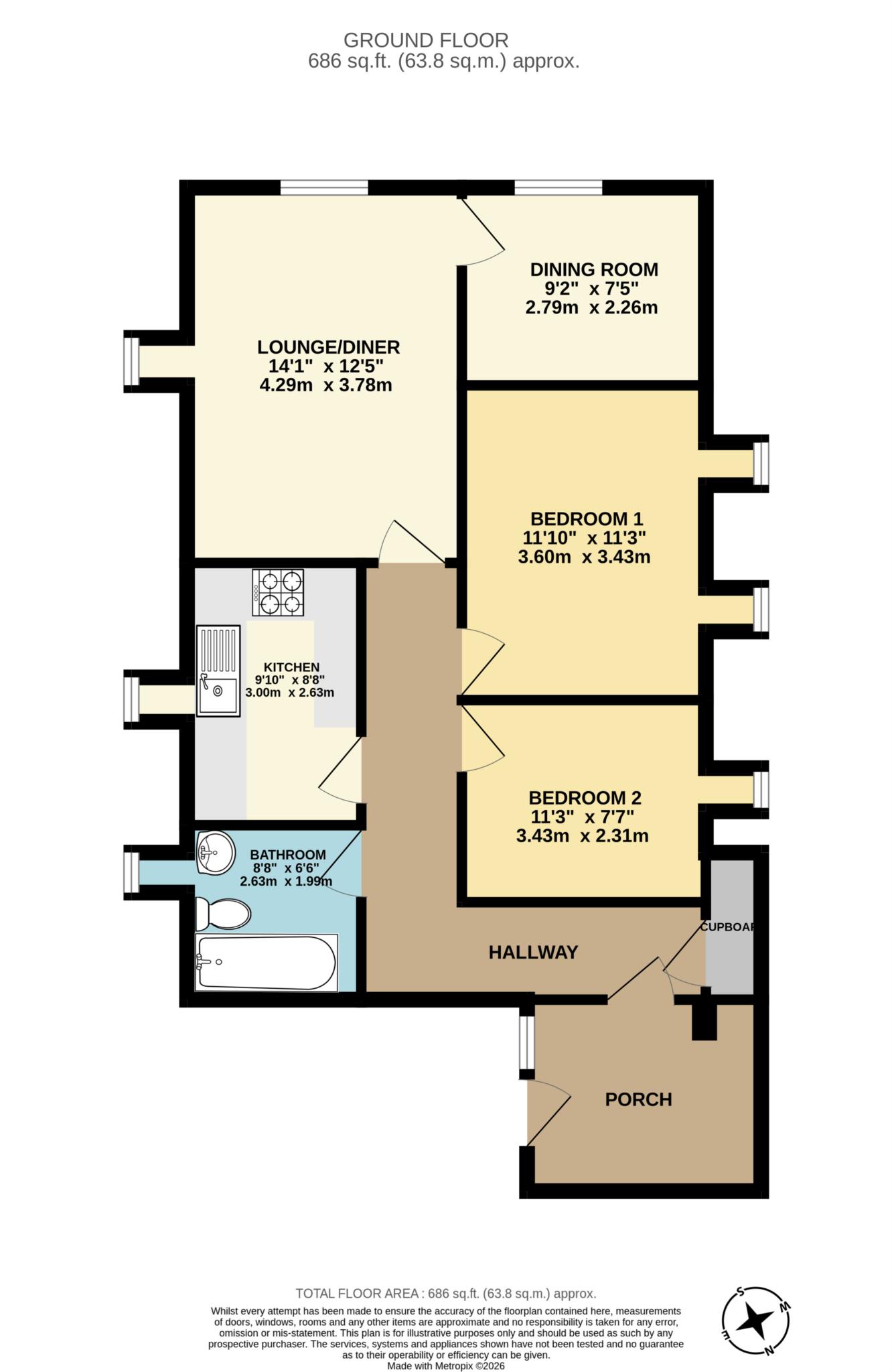 Court Lodge Road, Gillingham floorplan