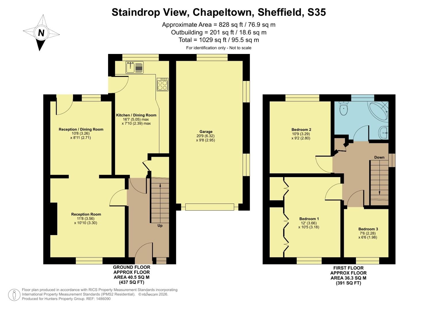 23, Staindrop View, Sheffield floorplan