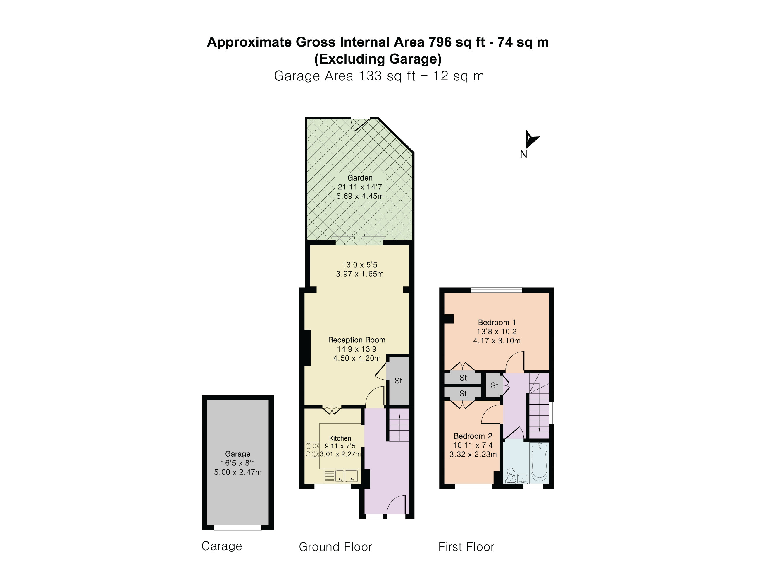 73, Carlyle Road, London floorplan