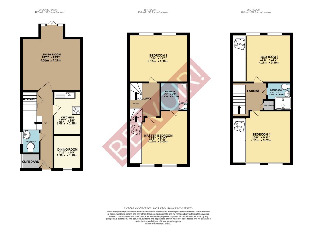 1, Merriall Close, Swanscombe floorplan