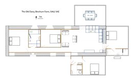 The Old Dairy  Binchurn Farm,, Trefin, Pembrokeshire floorplan