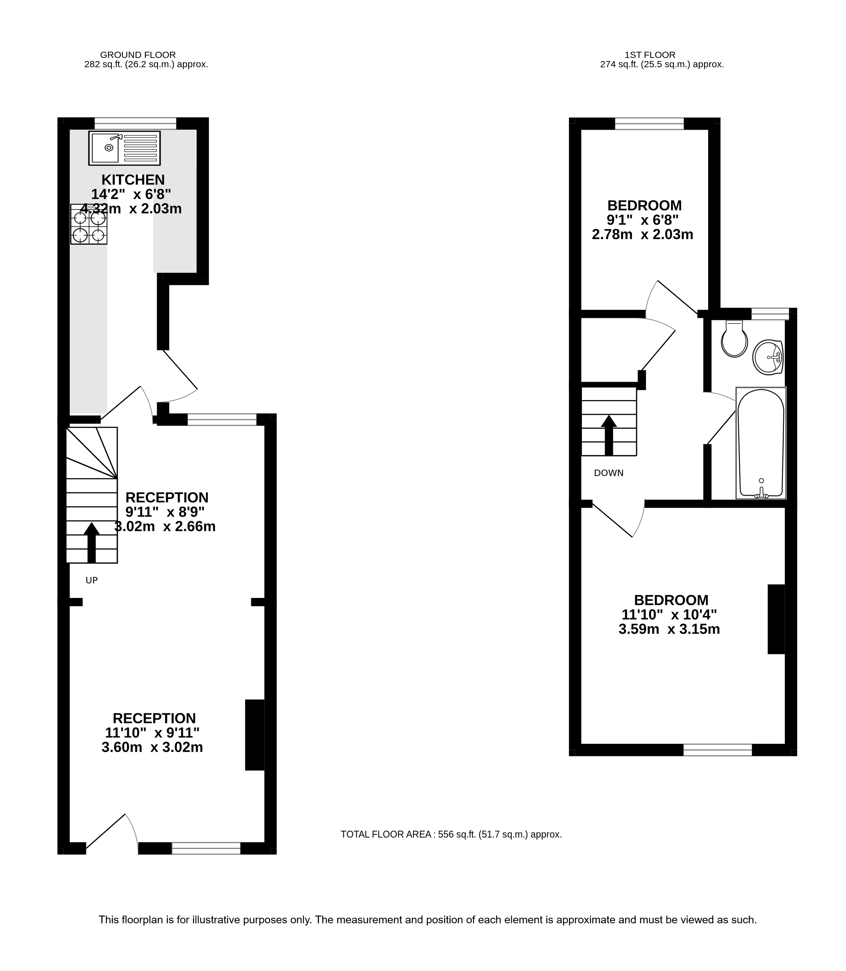 26, George Street, St. Albans floorplan