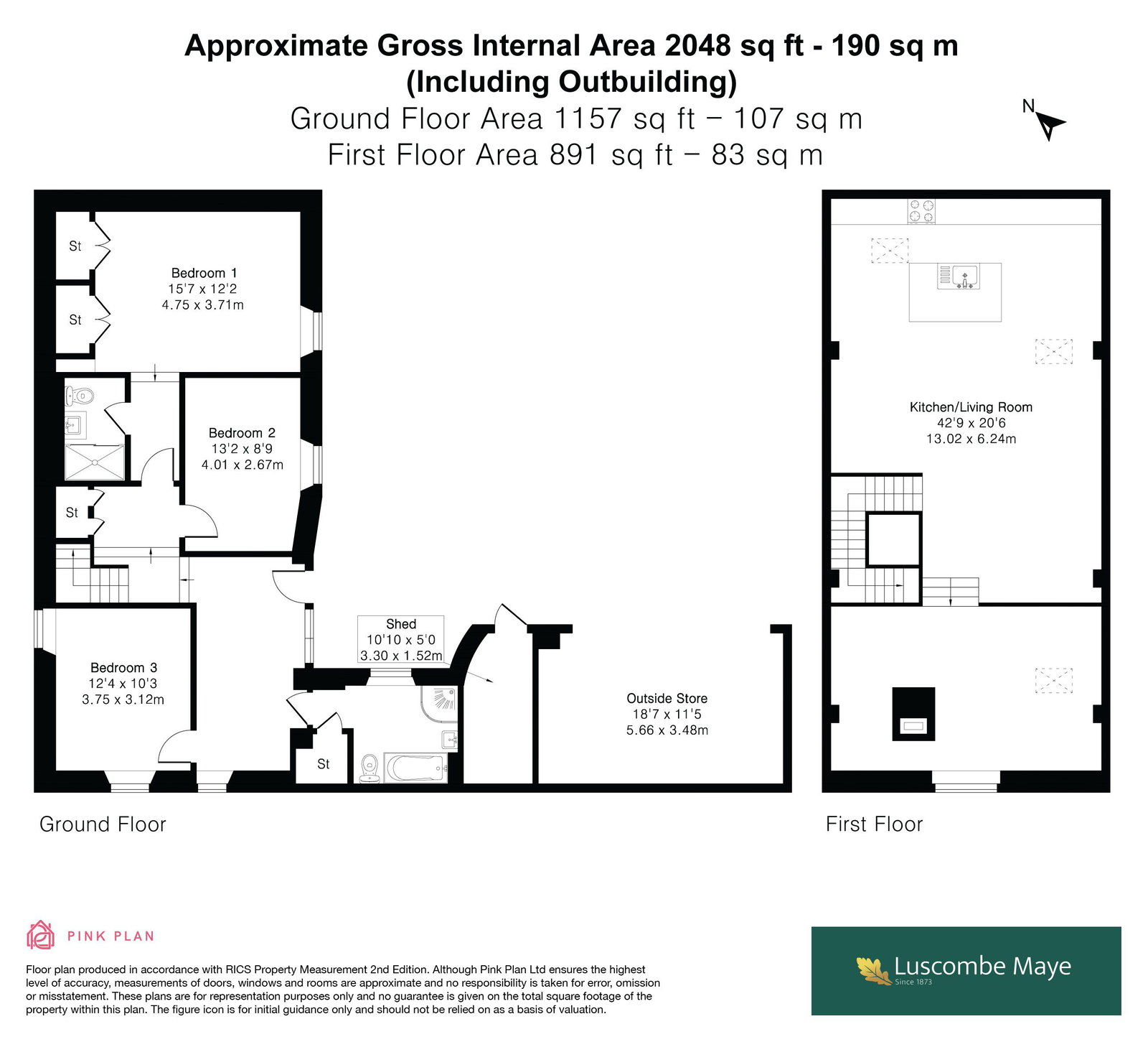 West Barn, South Brent floorplan