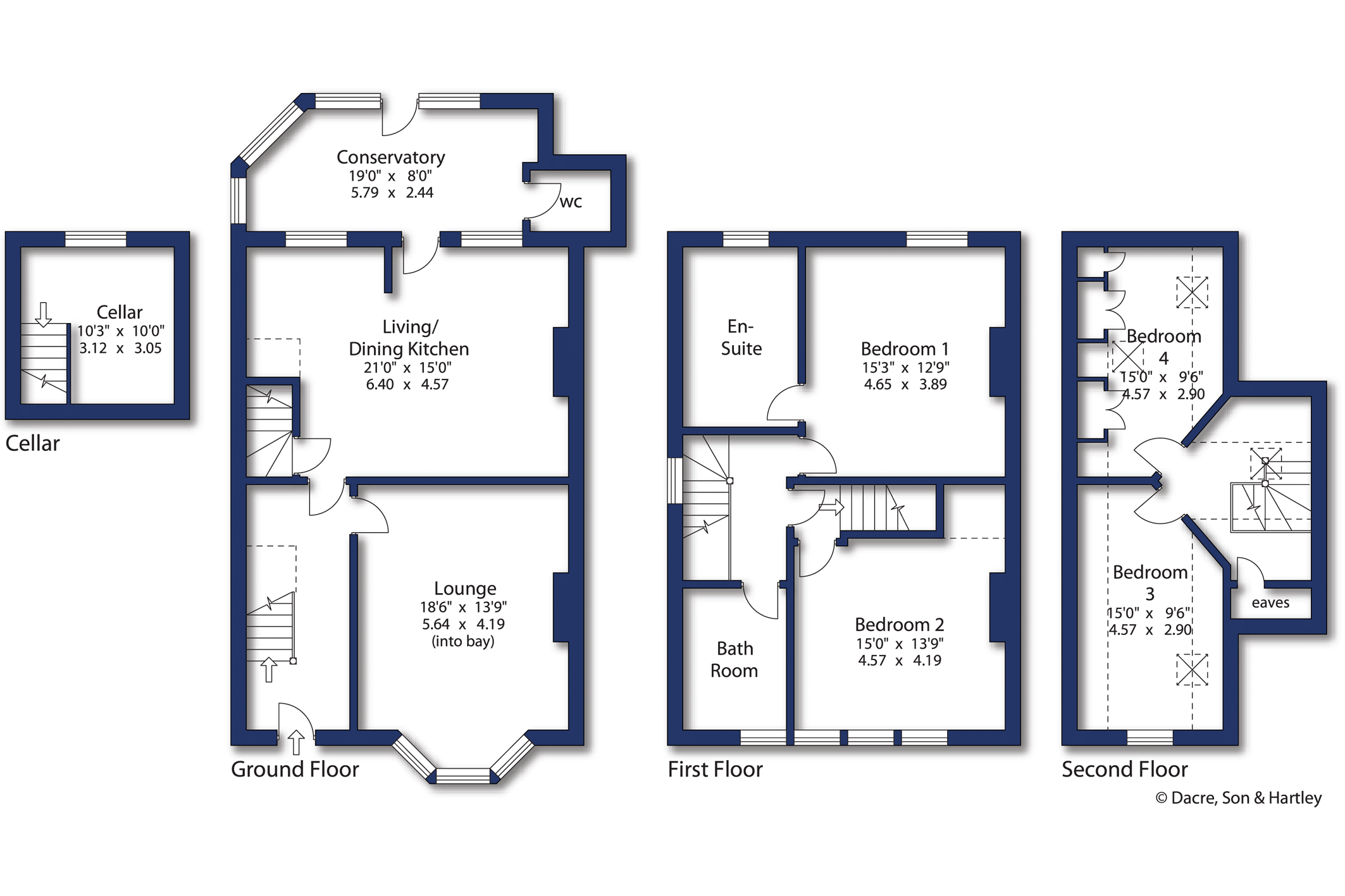 58, Main Street, Ilkley floorplan