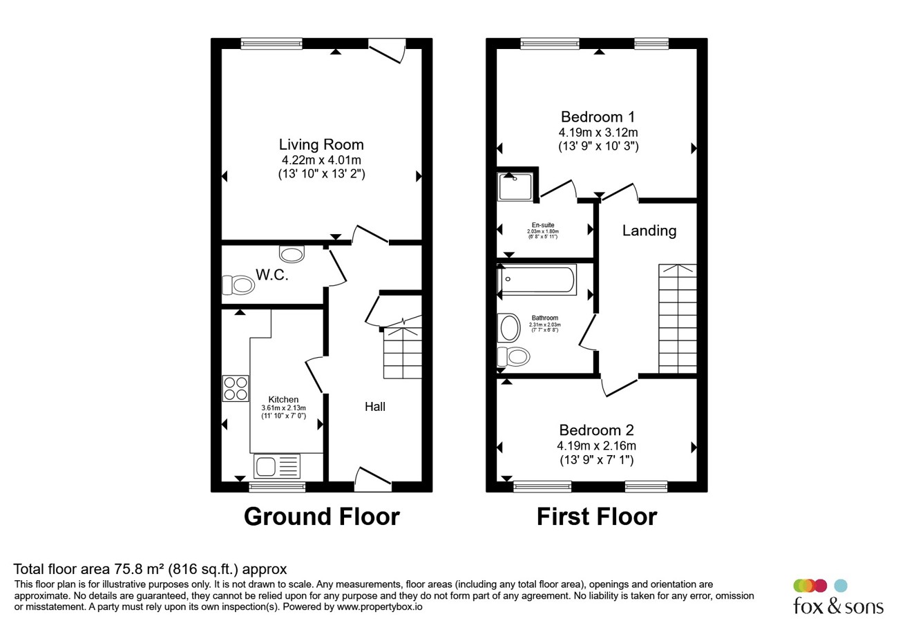 9, Hamlins Park Close, Hailsham floorplan