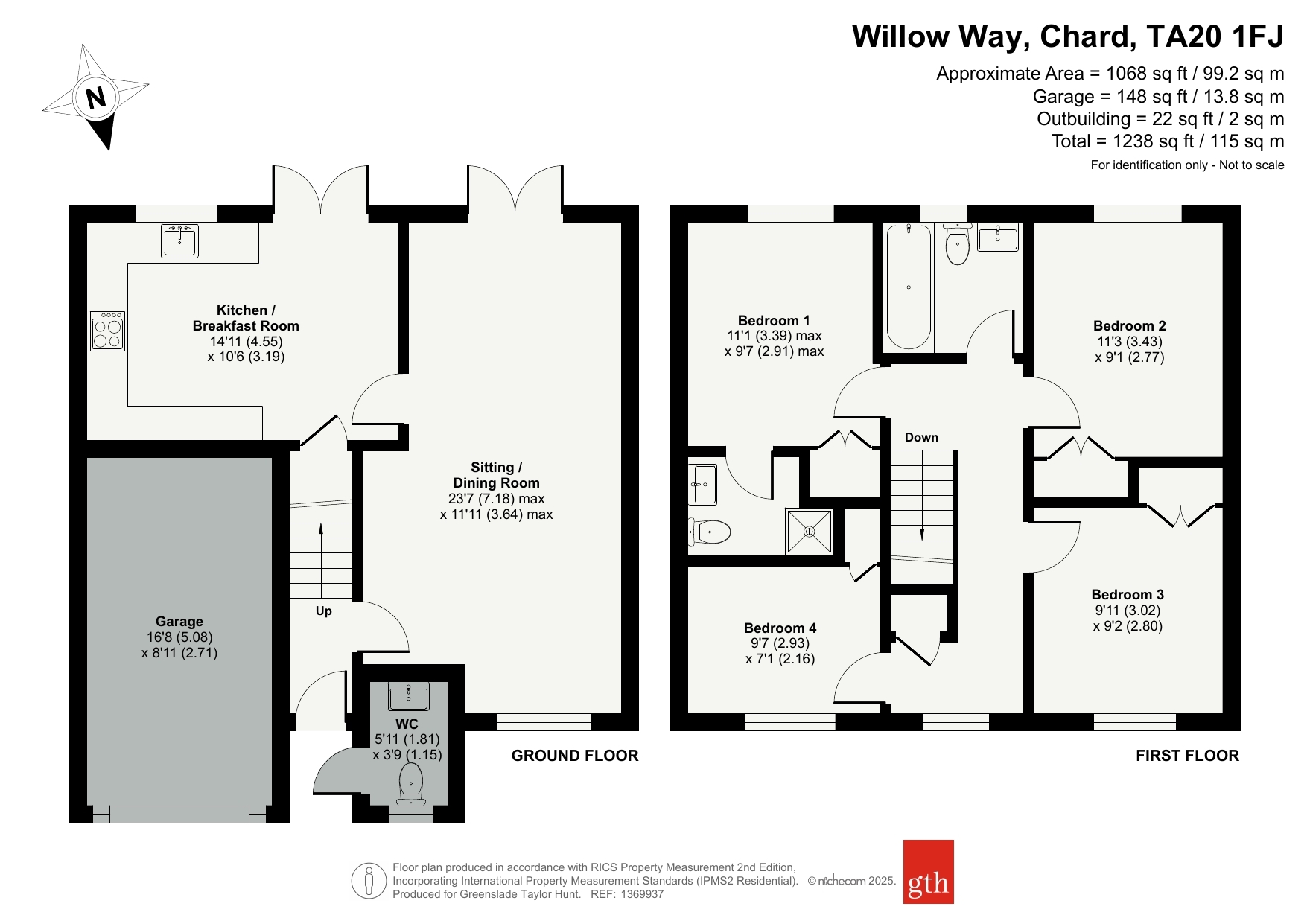 4, Willow Way, Somerset floorplan