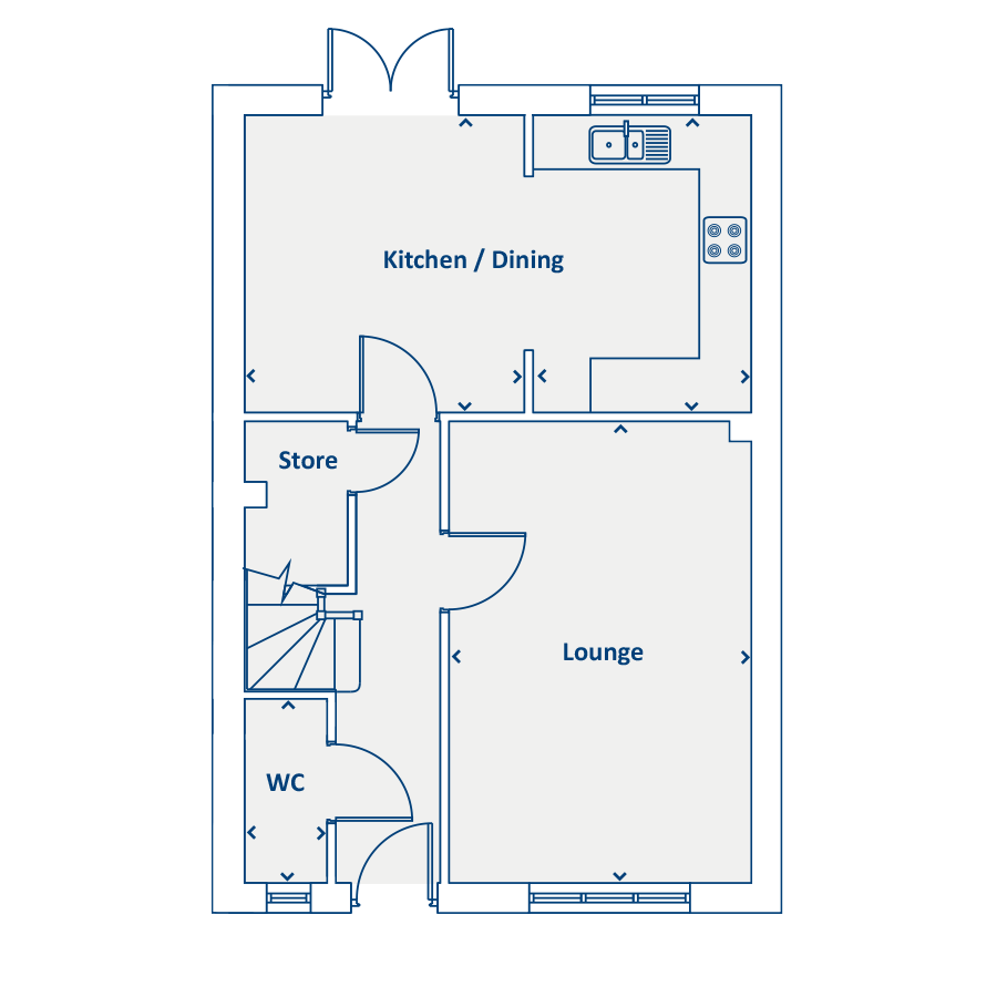 "The Clifton" at Harwood Lane, Great Harwood, Blackburn BB6, 4 bedroom