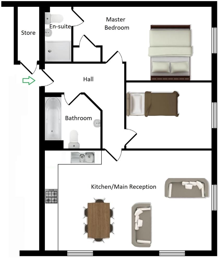 11, Brenchley Mews, Charing floorplan