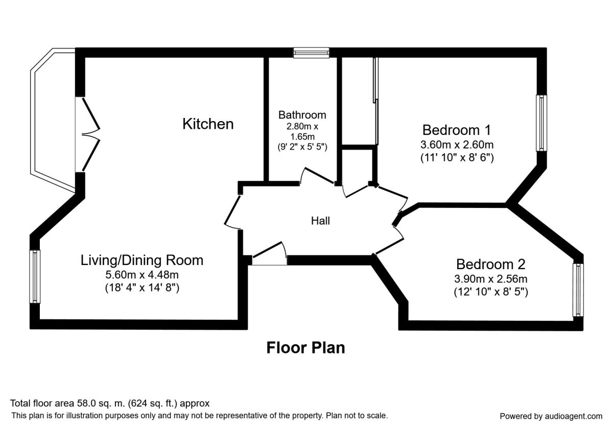 2 Bedrooms Flat to rent in Hough Green, Chester CH4