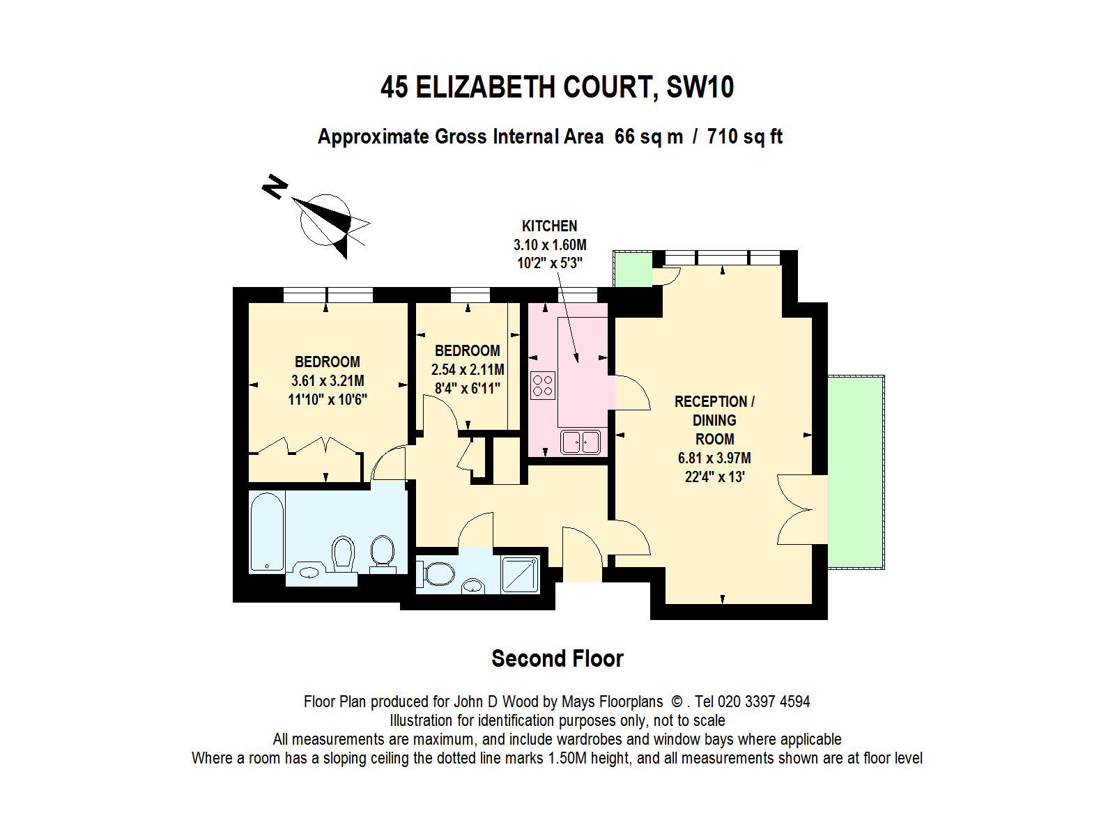 45, Elizabeth Court, Chelsea floorplan