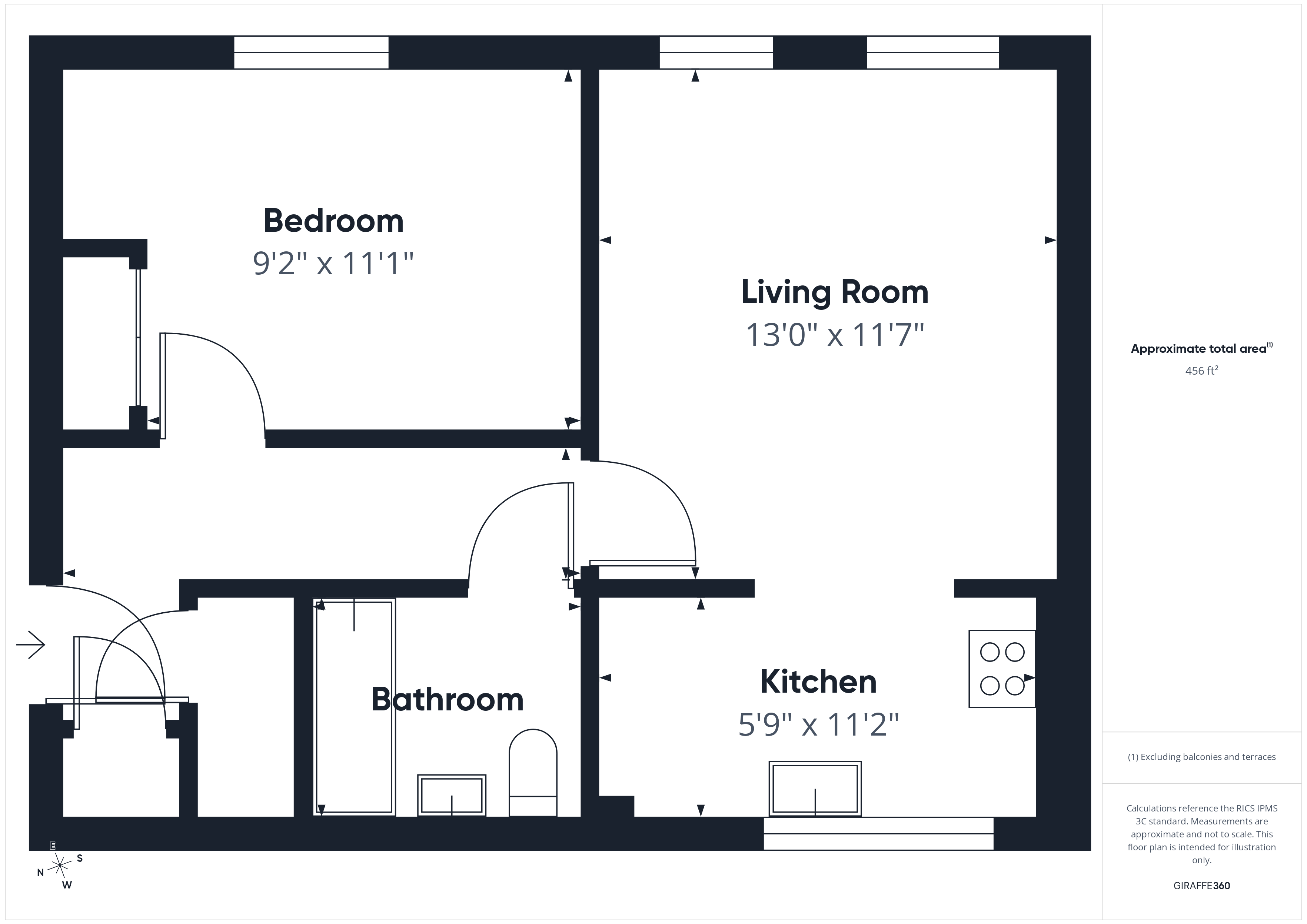 Flat 6,, Thorney House, Reading floorplan