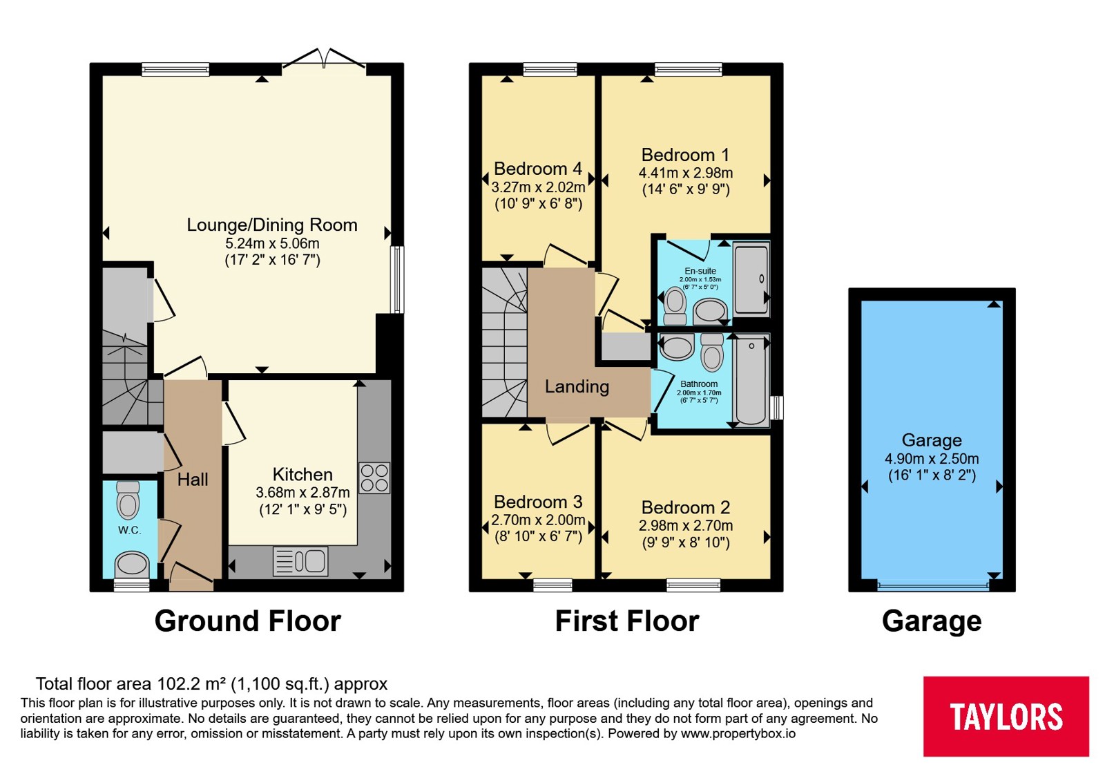 5, Chaffinch Green, Henlow floorplan