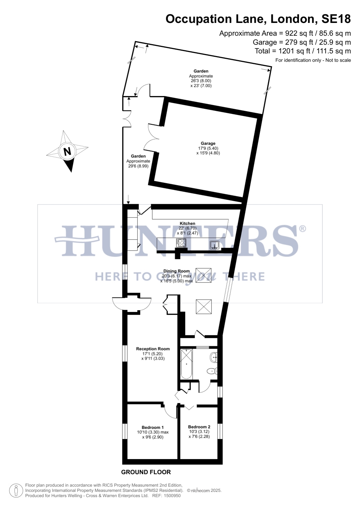 11, Occupation Lane, London floorplan