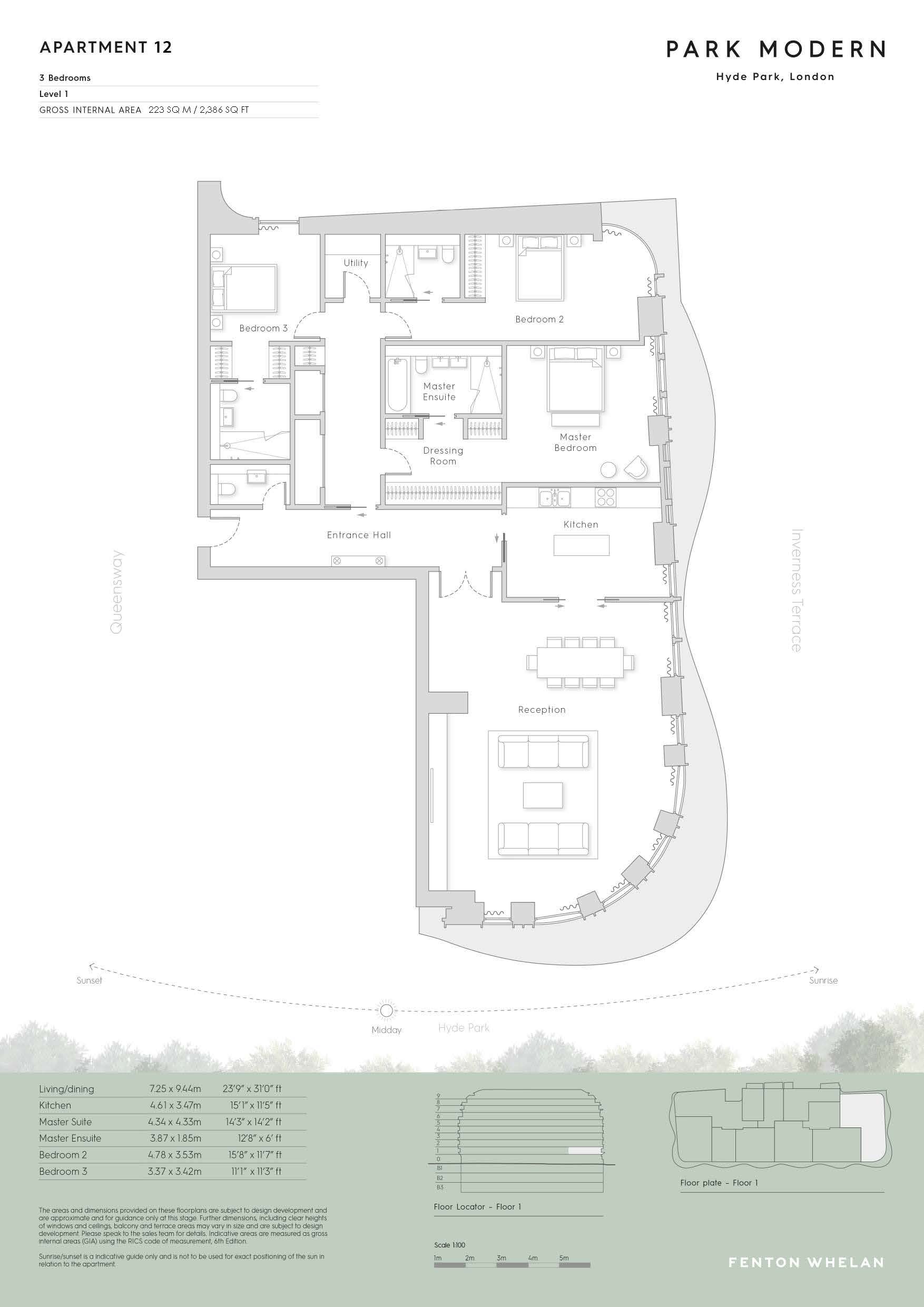Residence 12,, Park Modern, London floorplan