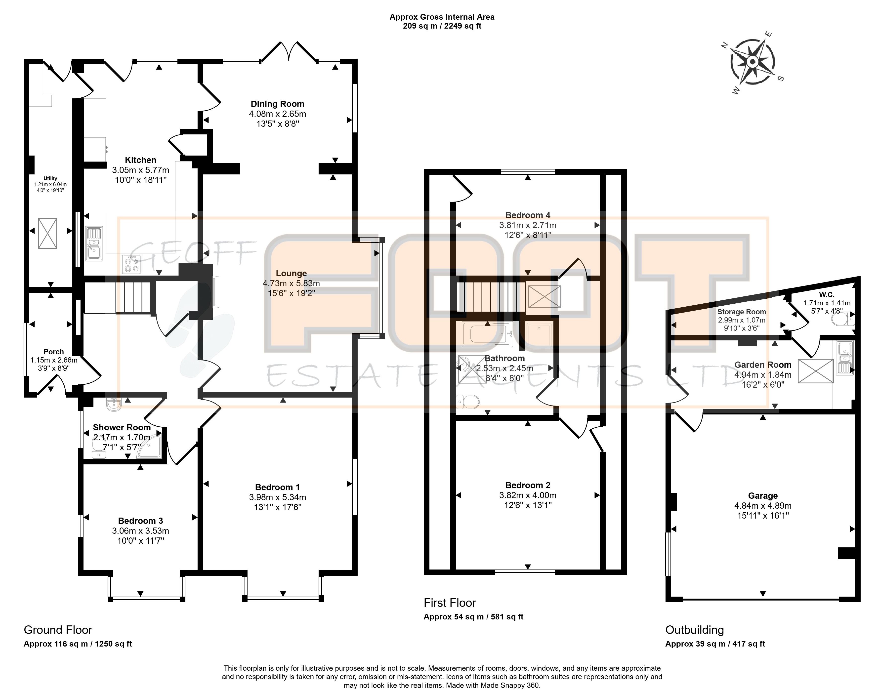 16, Haslemere Gardens, Hayling Island floorplan