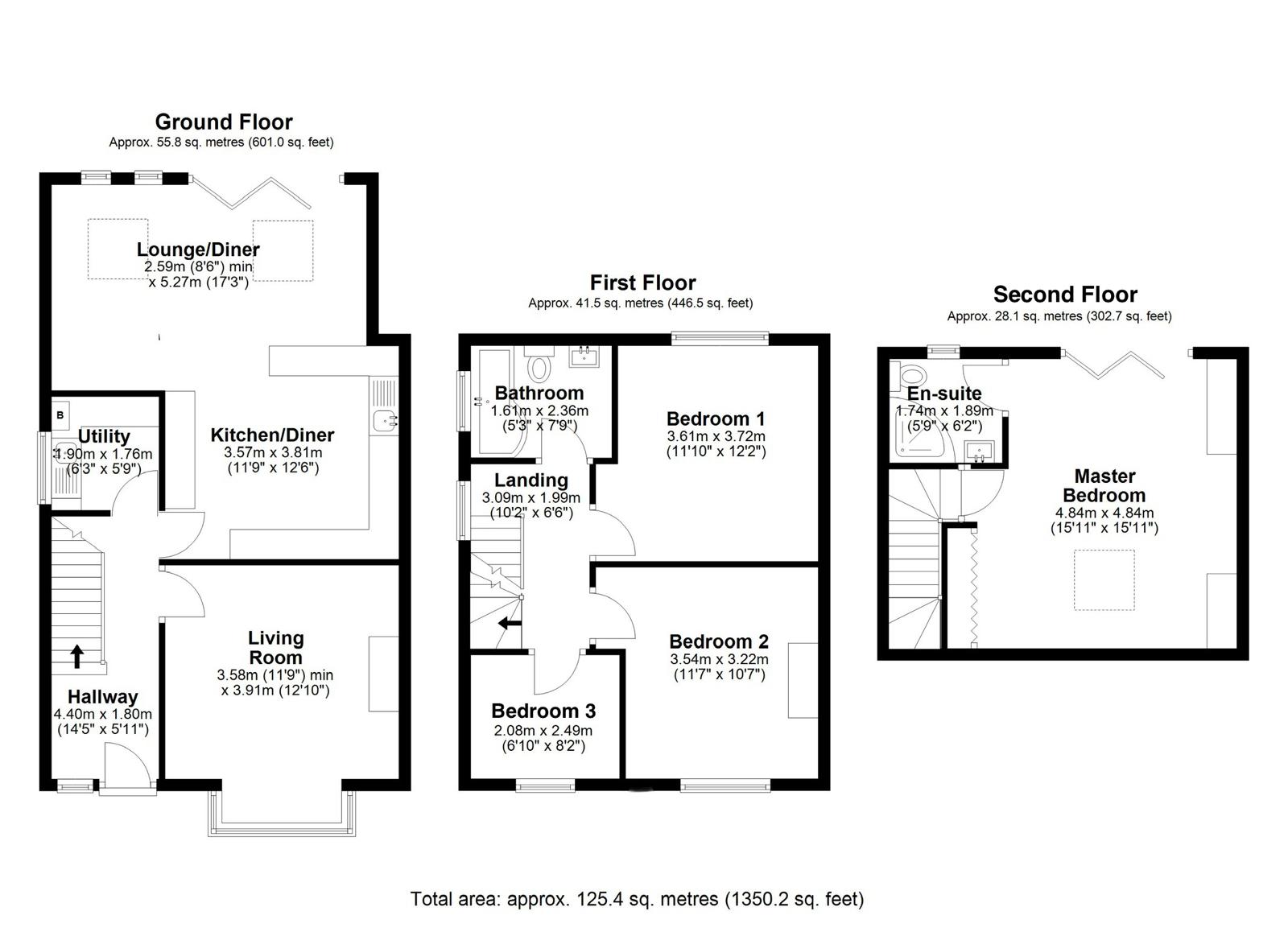 106, Main Street, Leeds floorplan