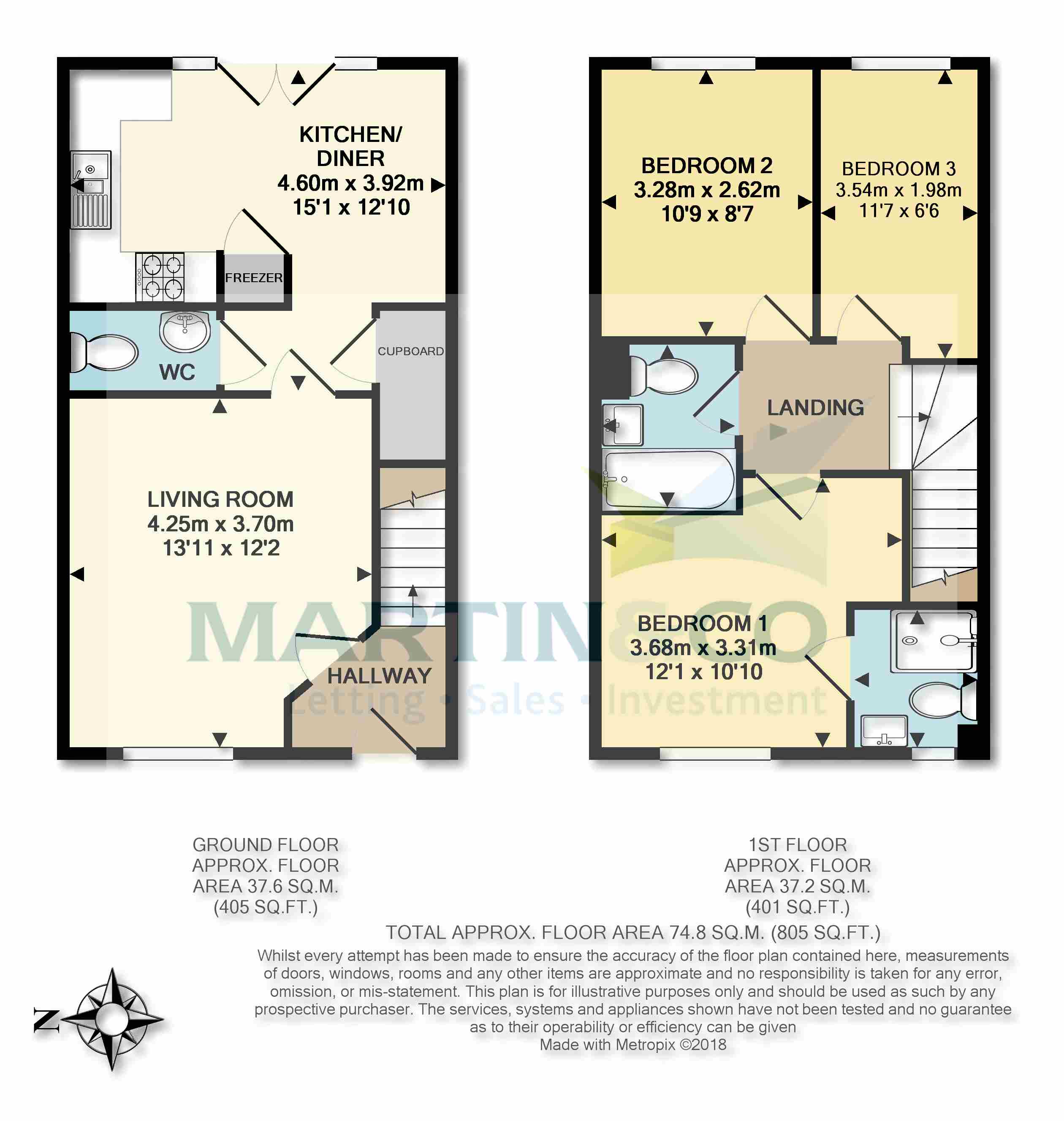 3, Thomas Way, Abingdon floorplan