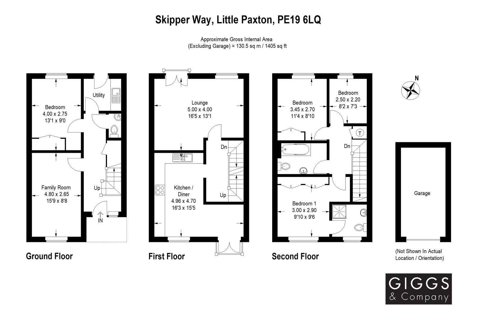 4 Bedrooms Terraced house for sale in Skipper Way, Little Paxton, St. Neots, Cambridgeshire PE19