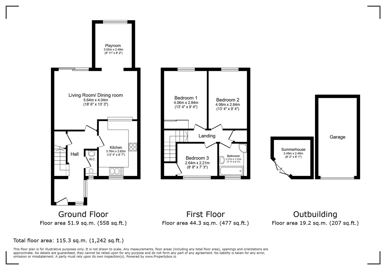 1, Stafford Close, Reading floorplan