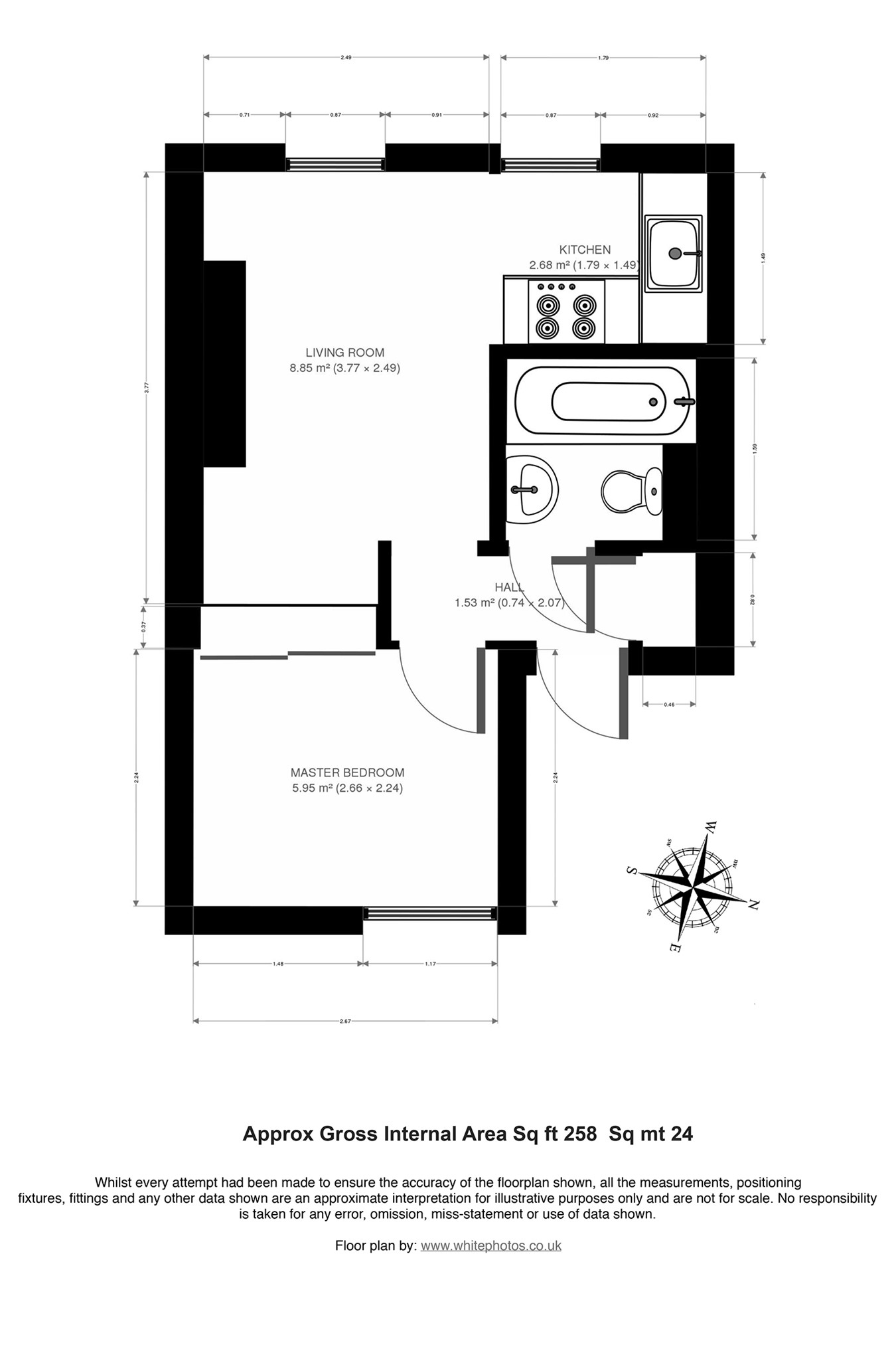 1 Bedrooms Flat to rent in Bayham Street, London NW1