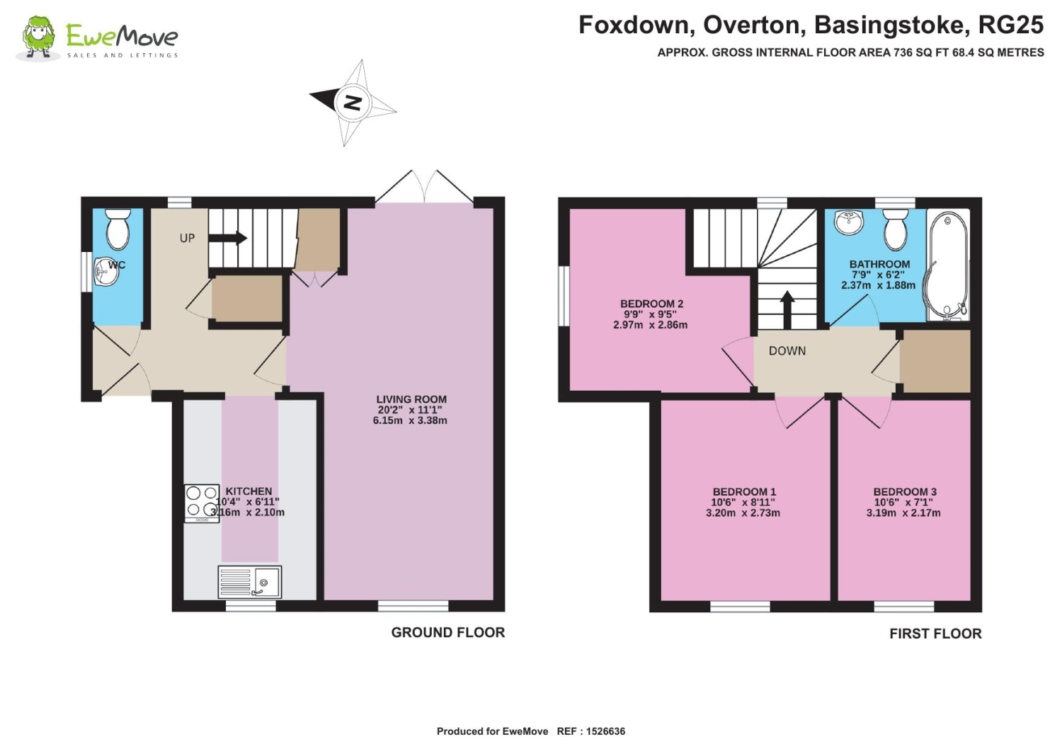 37, Foxdown Overton, Basingstoke floorplan