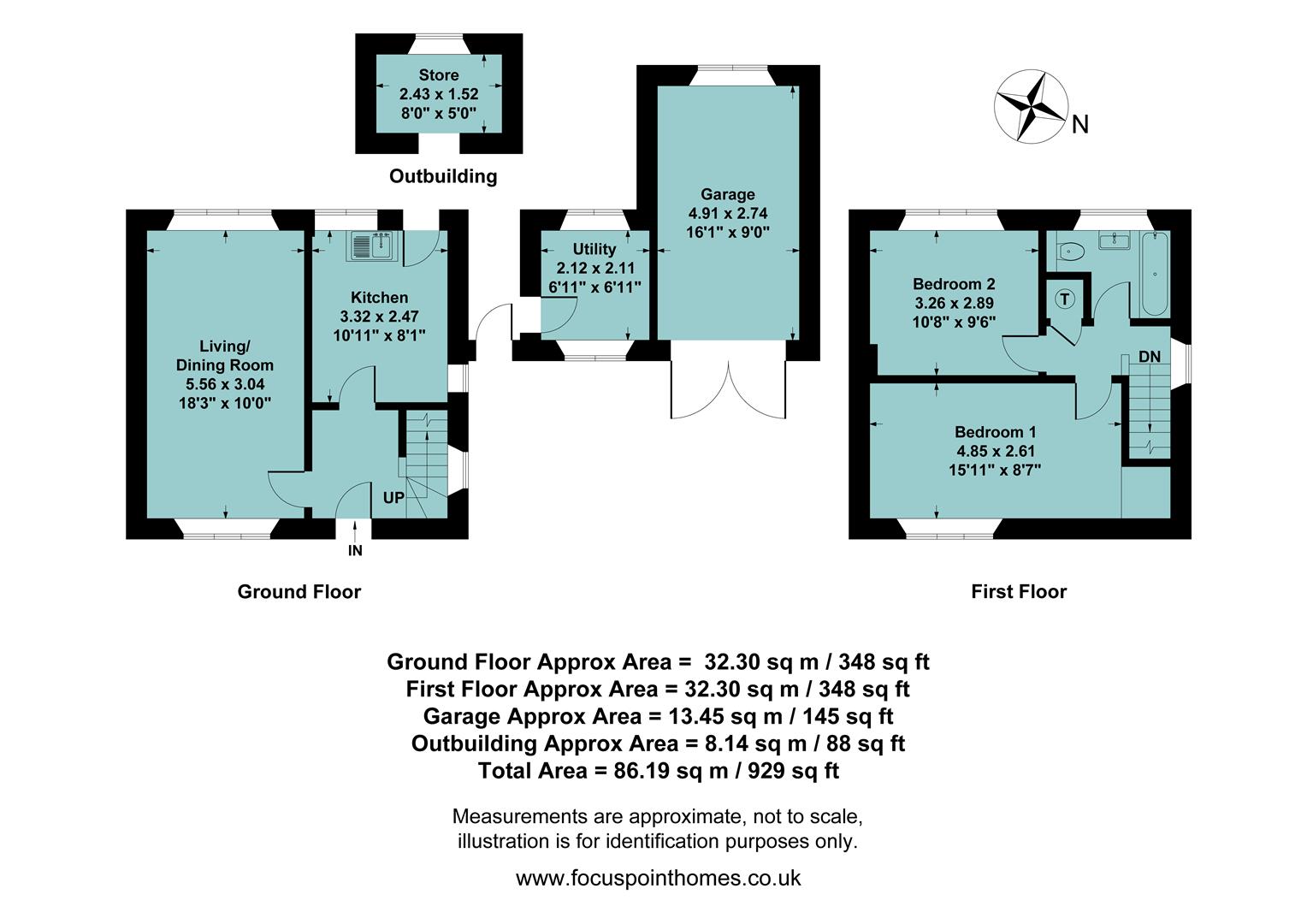 3, Towrise, Sulgrave floorplan