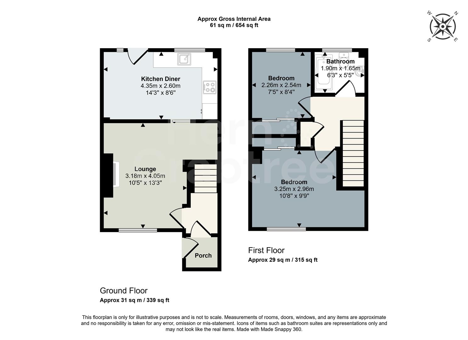 47, The Cathedral Green, Cardiff floorplan