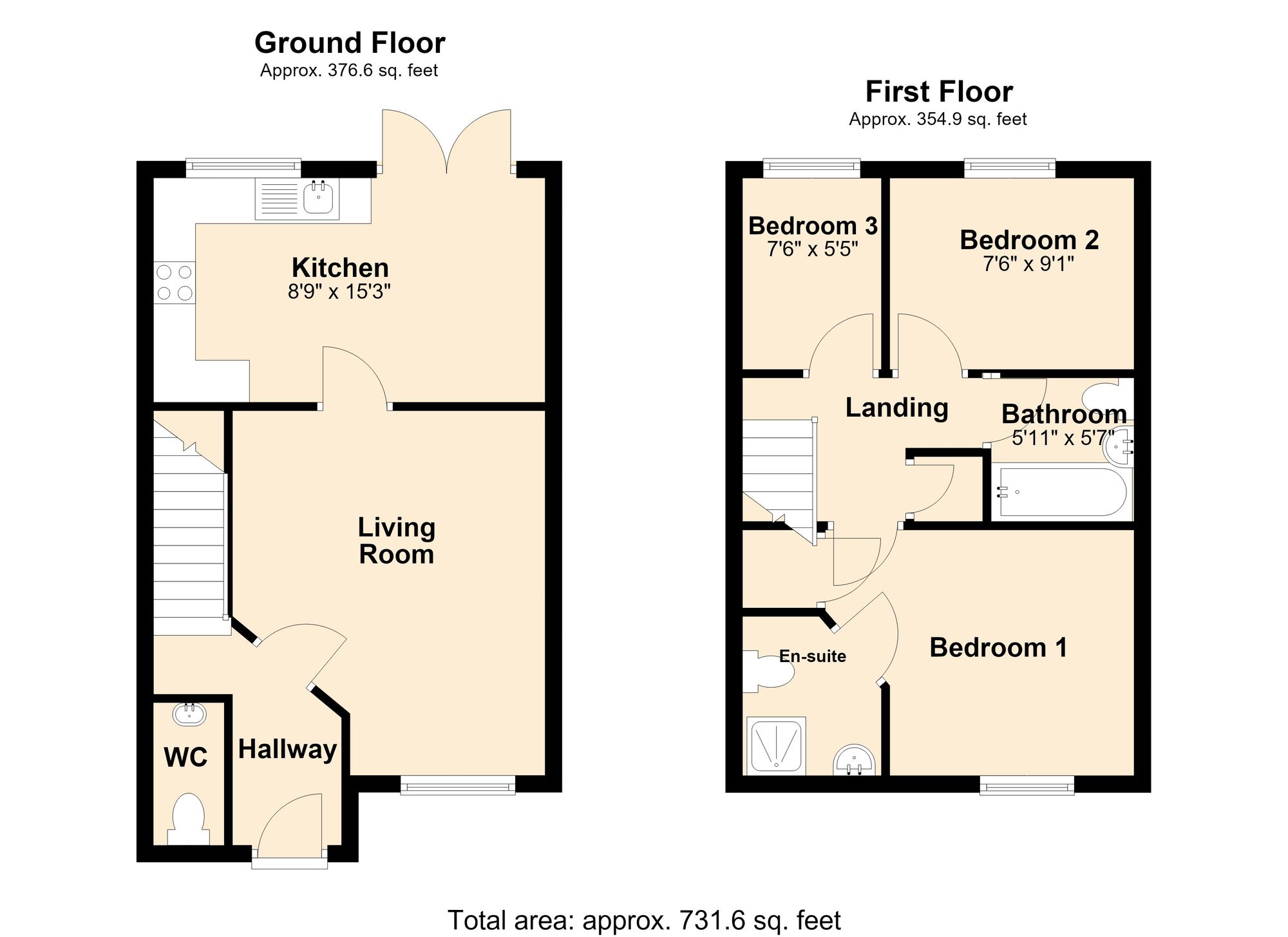 2 Bluebell Terrace Spring Meadows, Darwen floorplan