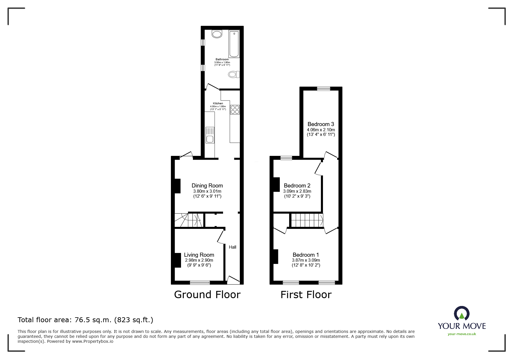 63, Alma Street, Sheerness floorplan