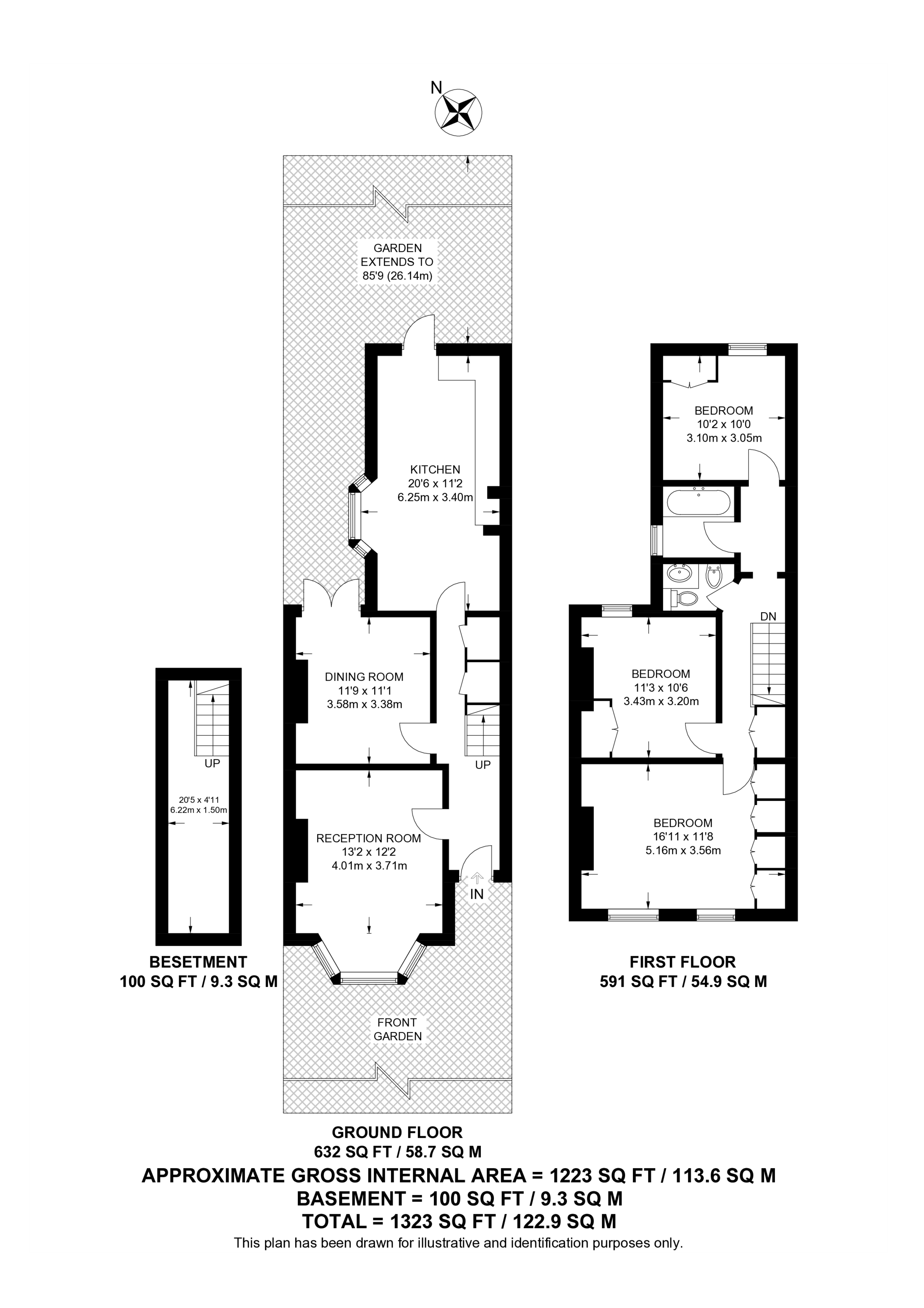 Gellatly Road, SE14 5TU, Nunhead floorplan