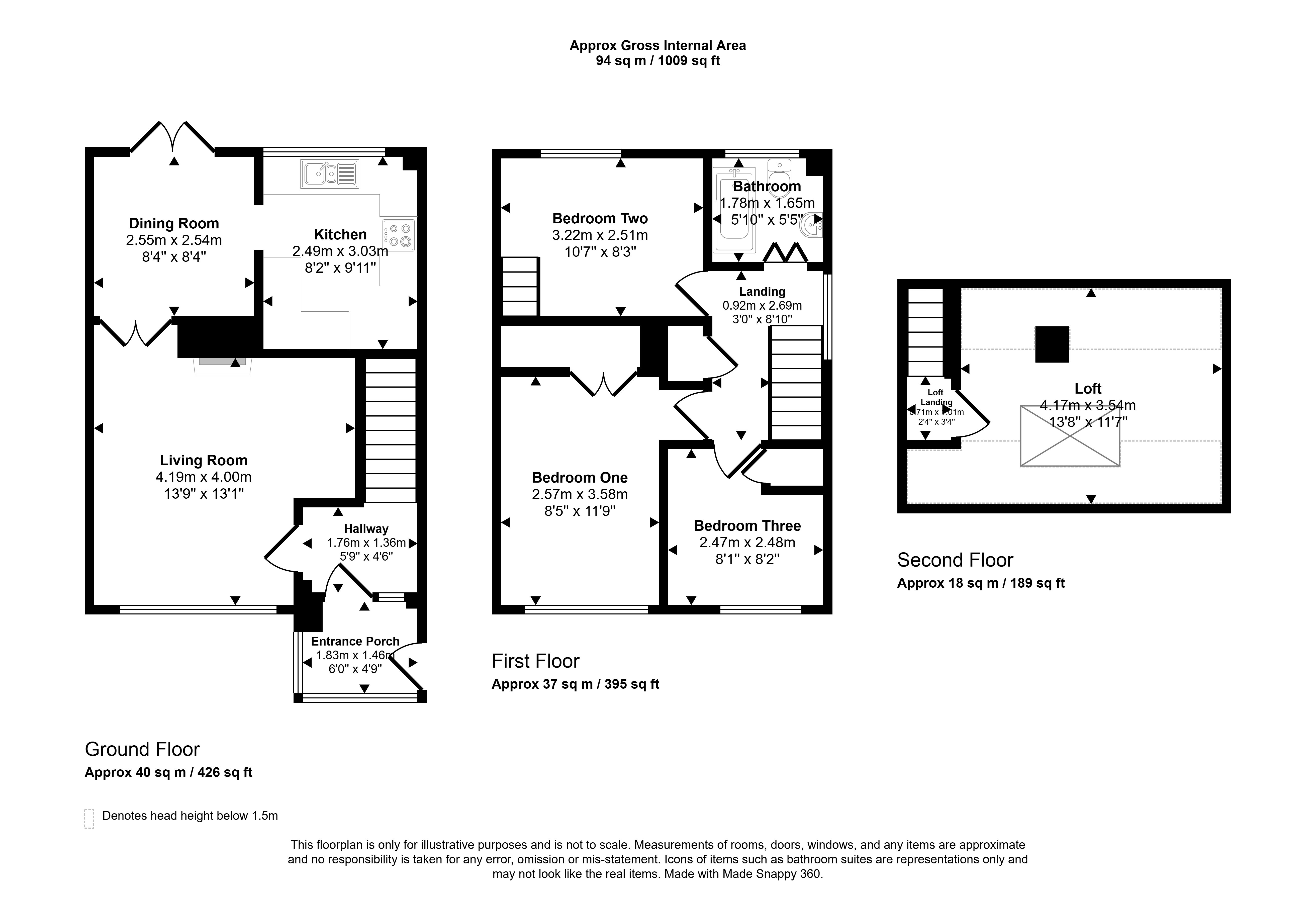 Lanwood Road, Graigwen Pontypridd floorplan