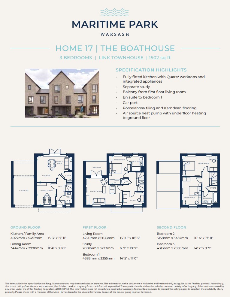 Plot 17,, The Boathouse, Newtown Road floorplan