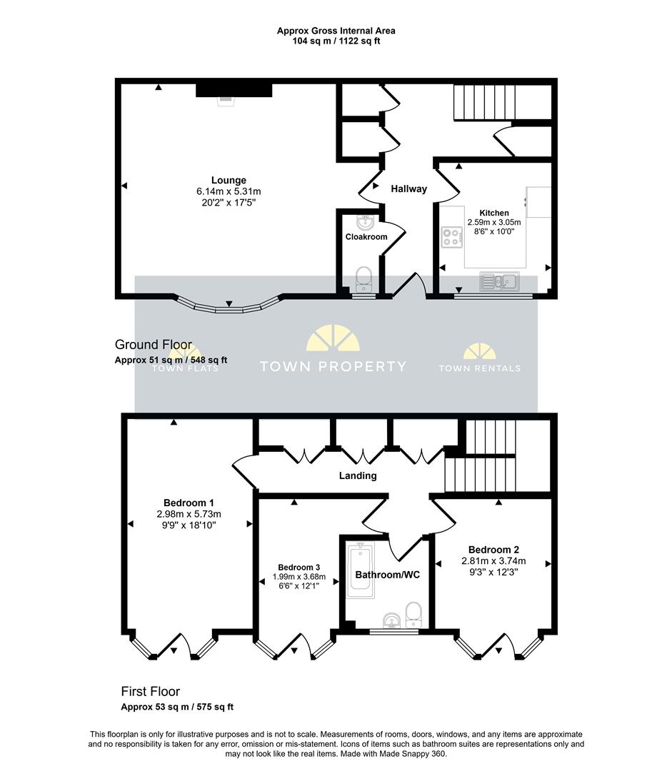 11E Grange Mews, Grange Road, Eastbourne floorplan